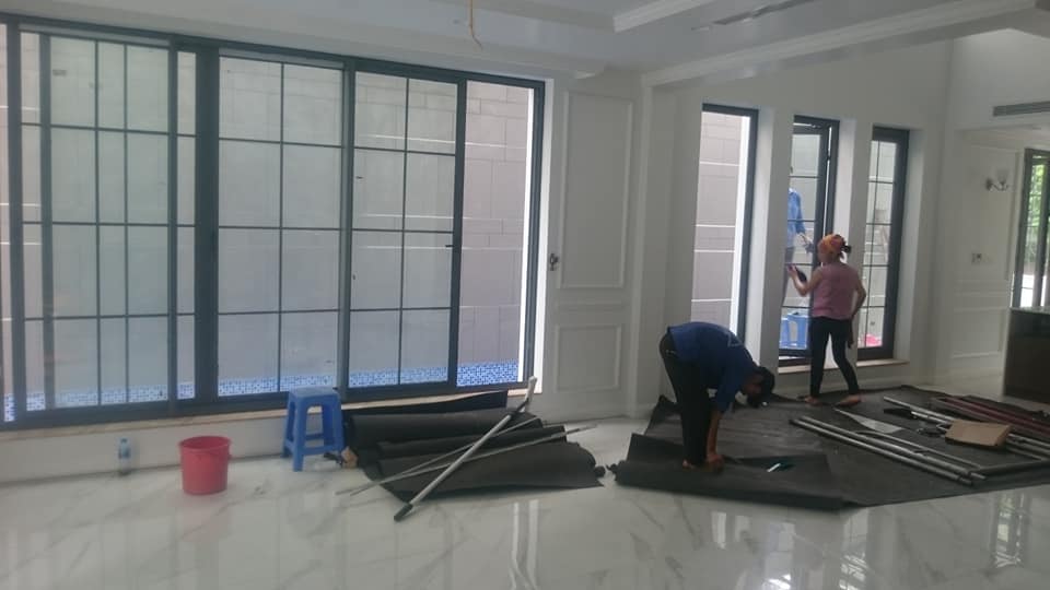 Thi công dọn dẹp vệ sinh công trình ở Đà Nẵng