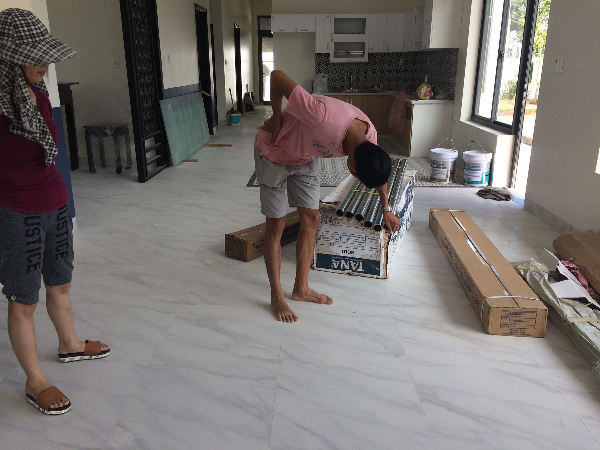 Đồ đạc không được gọn gàng