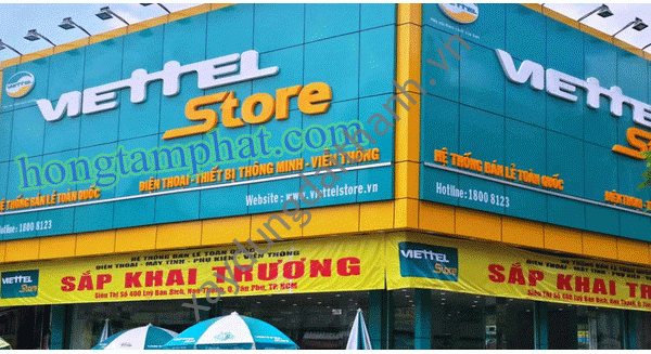 Dịch vụ vệ sinh tại viettel store của Thanh Khang Phát