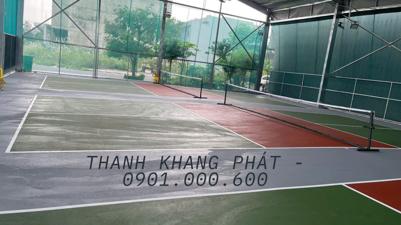 Thi công sơn kẻ vạch sân bóng - thanh khang phát